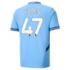 Officiële Voetbalshirt + Korte Broek Manchester City Foden 47 Thuis 2024-25 - Kids